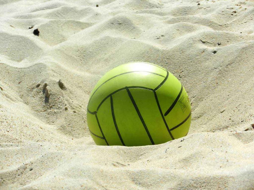 Volley Ball in the sand at Del Mar, CA