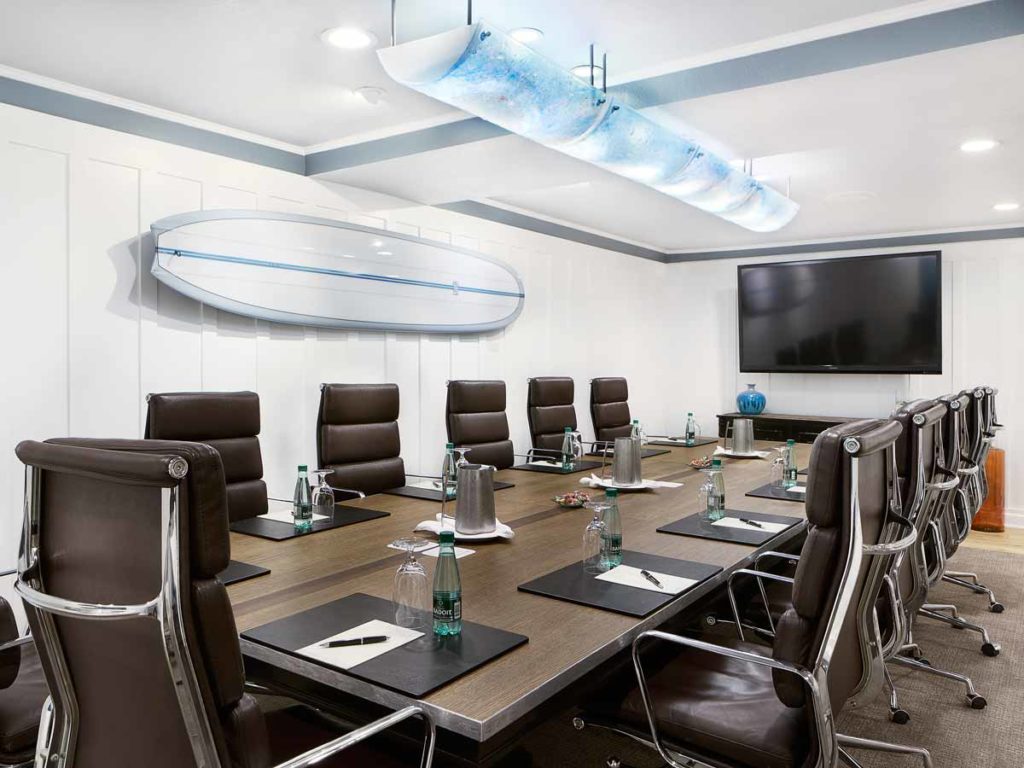Lauberge boardroom meeting.