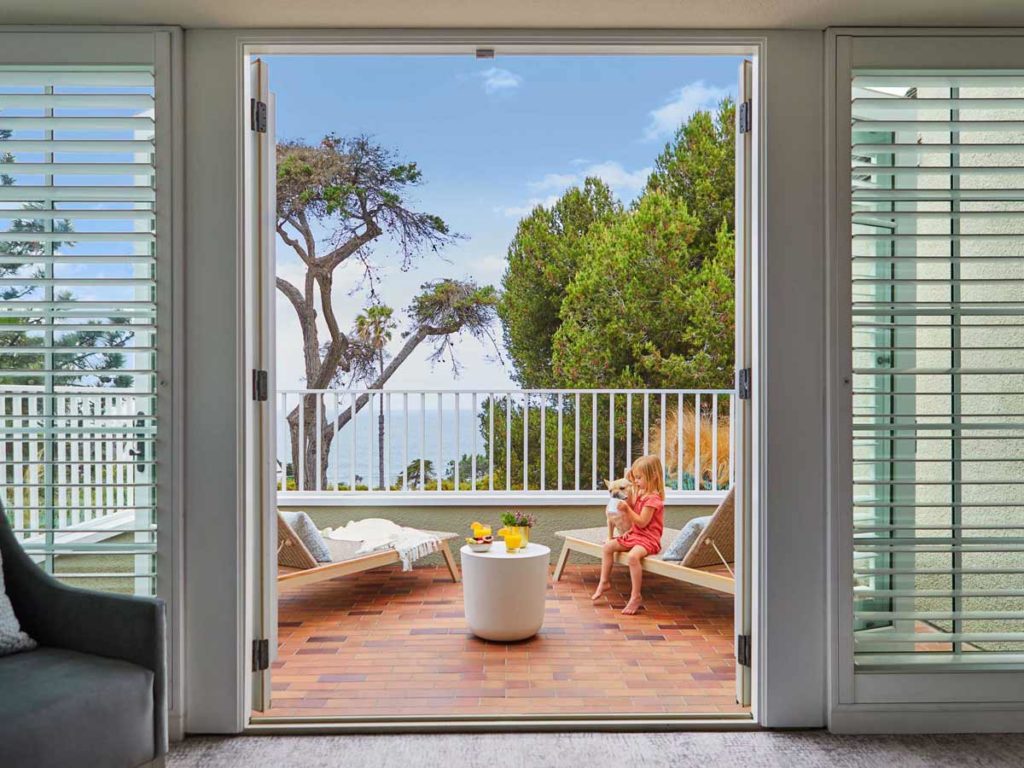 Balcony With An Ocean View In Del Mar.
