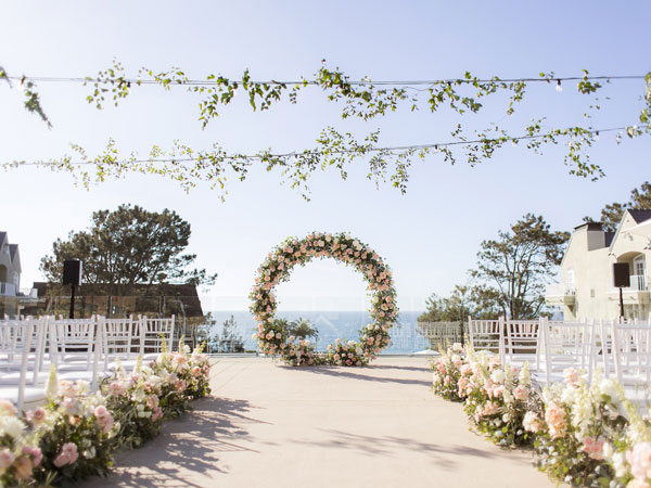 Wedding Setup at lauberge del mar