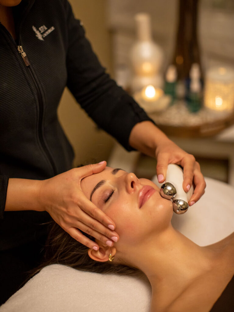 Lady Getting A Facial